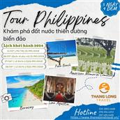 Thăng Long Travel Tour Philippines 2024 từ Hà Nội| Khám phá đất nước Thiên đường biển đảo: Manila - Đảo Boracay